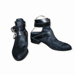 SOL SANA Samuel Calf Hair Bootie Black